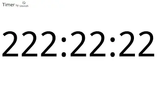 222h22m22s Countdown Timer - Longest Timer on YouTube