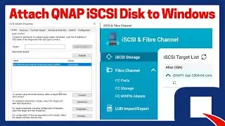 Connect ISCSI Disk to Windows | Connect Network Storage to Windows