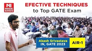 What was the toppers approach & strategy?| Guidance Session |Akash Srivastava |AIR-1| IN| MADE EASY