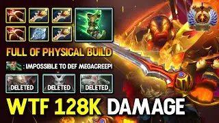 WTF 128K DMG LATE GAME Ember Spirit Full of Physical Build Brutal Sleight of Fist 7.37 DotA 2