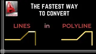 Autocad - The Fastest Way to Convert Lines in a Polyline (command Join)