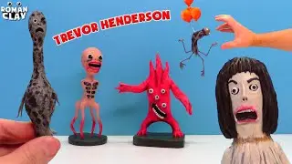 NEW Trevor Henderson Creatures with Clay ► The Pink Man, The Night Watchman, Night People