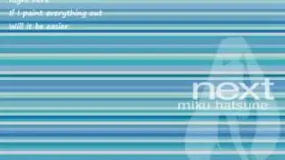 Miku "next" with English Sub