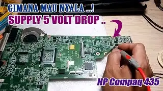 Laptop HP Compaq 435 Mati Total Short 5 Volt