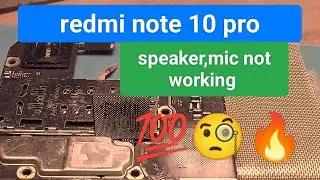 sound,mic not work redmi note 10pro fix problem 🤔//redmi note 10 pro speaker not working solution 💯