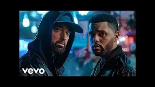 Eminem ft. The Weeknd  She's A Maniac Music Video Remix 2024 HD