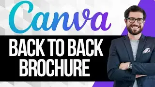 How to Make Back to Back Brochure in Canva