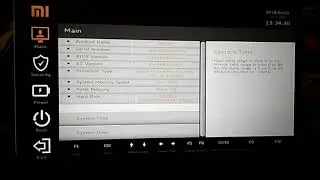 ✅ Сетап/Setup/БИОС/BIOS у Xiaomi Mi Notebook Air 12.5