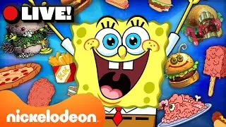 🔴 LIVE: Best Krabby Patty Moments Marathon! 🍔 | Nickelodeon UK