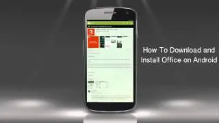 How to Download and Install MS Office App for Android Phone