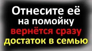 Она сосёт изобилие и достаток. Отнесите эту вещь на помойку и вы сразу почувствуете изменения