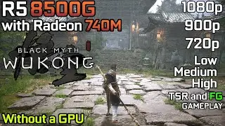 Black Myth Wukong - Ryzen 5 8500G with Radeon 740M & 32GB RAM