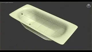 3ds max ванна