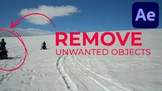 Remove unwanted objects in your videos with Content aware fill in After Effects