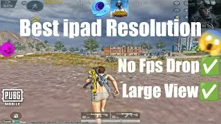 PUBG MOILE BEST IPAD RESOLUTION FOR LOW END PC 😈😱 || ✅No Fps Drop + ✅Bigger View #pubg #pubgmobile