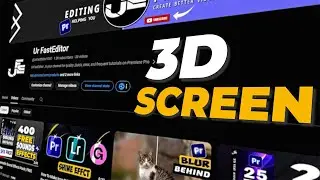 how to create a basic 3d screen effect in premiere pro 2024