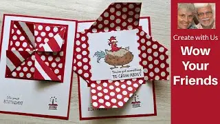 Create with Us/A New Fun Fold with 6 x 6 Paper - Surprisingly Simple