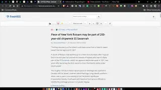 Intro to the RSS News Link