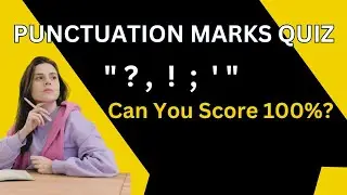 Punctuation Quiz  | Punctuation in English Grammar | English Grammar Test