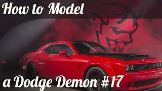 3D Car Modeling Tutorial pt.17 | Modeling a Dodge Demon