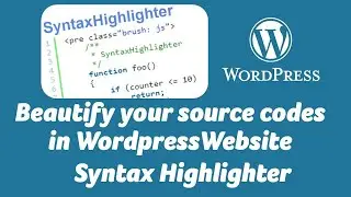 Best Syntax Highlighter Plugin for WordPress Website || Syntax Highlighter Plugin in WordPress