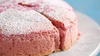 Watch This Japanese Cherry Blossom Cake Jiggle