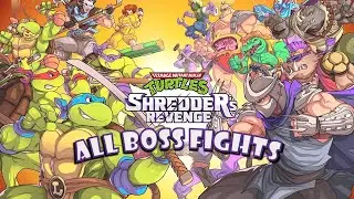 Teenage Mutant Ninja Turtles: Shredder's Revenge | All Bosses | Boss Fights | 1080p 60 FPS | PC