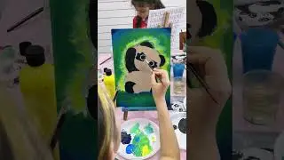 Мастер класс по живописи для начинающих. Рисуем Пандочку