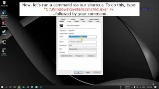 How to Run Command Prompt Commands With a Desktop Shortcut