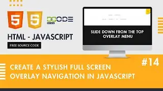 Create a Full screen Overlay Navigation in JavaScript | Full screen Overlay Navigation