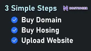 Buy Website Domain + Hosting | step by step guide | hostinger.com