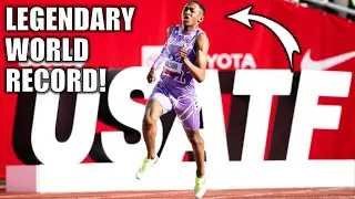 We've NEVER Seen A World Record Like This... || Quincy Wilson's Historic World Record - 400 Meters