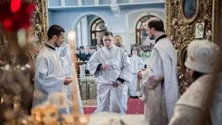 Хиротония во диакона чтеца Андрея Бондарева / The ordination Andrew Bondarev to Holy Diaconate