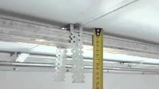 потолок из гипсокартона, очередность монтажа, все секреты. Plasterboard ceiling.