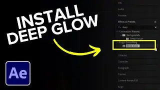 How to Install Deep Glow in After Effects