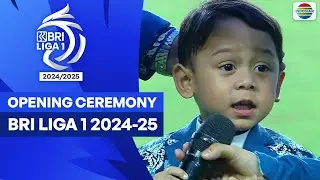 Terlalu Gumush!!! Abang L Nyanyikan Indonesia Pusaka | Opening Ceremony BRI Liga 1 2024/2025