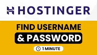 How To Find Wordpress Username And Password In Hostinger | Hostinger Wordpress Username And Password