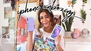 iphone 12 purple unboxing and setup 2021