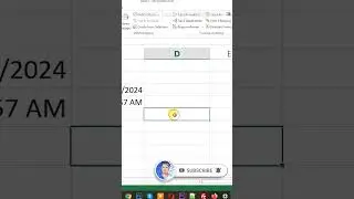 Display Current Date & Time Combine in Microsoft Excel #excel #shorts