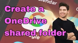 How to create a one drive shared folder