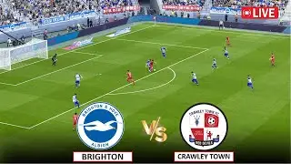 🔴LIVE : BRIGHTON vs CRAWLEY TOWN I EFL CUP 2024/25 FULL MATCH STREAMING I eFOOTBALL PES 21 GAMEPLAY