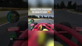 Hamilton onboard in the 2026 Ferrari! 😍 #formula1 #f1shorts #f12026 #f1