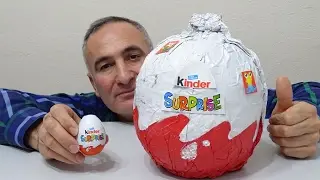 MEGA DEV  KİNDER SURPRISE YUMURTA NASIL YAPILIR