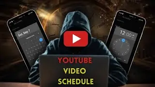 How to upload schedule video on YouTube
