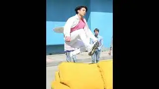 some beautiful clips of BOY WITH LUV behind scene😂👀💜