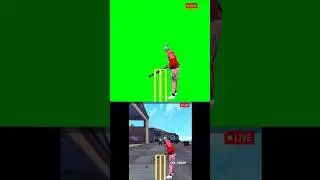 CRICKET 🏏 || Free Fire Green Screen 😂