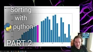 Visualizing sorting algorithms in python (tutorial): Part 2