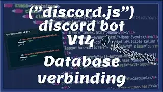 Verbind Database met Discord bot - Discord V14 - Tutorial
