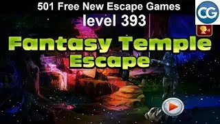 [Walkthrough] 501 Free New Escape Games level 393 - Fantasy temple escape - Complete Game