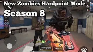 Season 8 New Zombie Hardpoint Mode in COD Mobile | Call of Duty Mobile Season 8 Test Server Gameplay